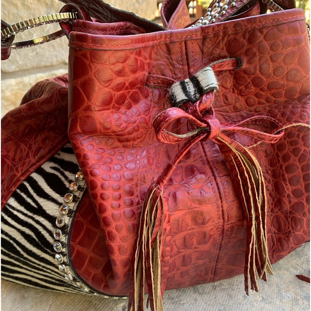 Ravianni Ladies Handbag & Matching Wallet & portfolio - all genuine leather